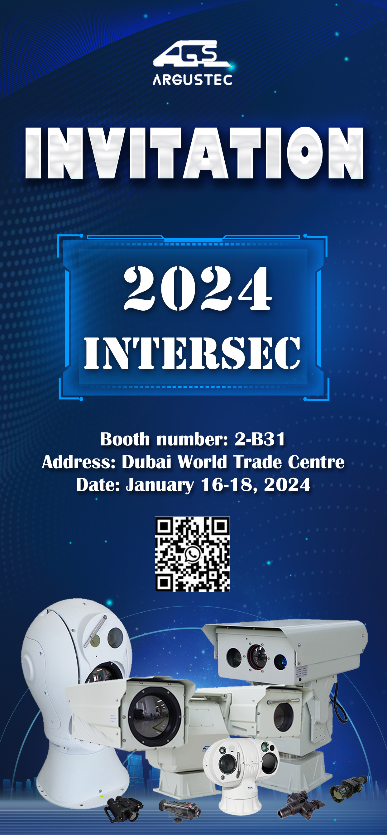 Shandong Argustec wird auf der 2024 Dubai Prevention Exhibition (Intersec) erscheinen